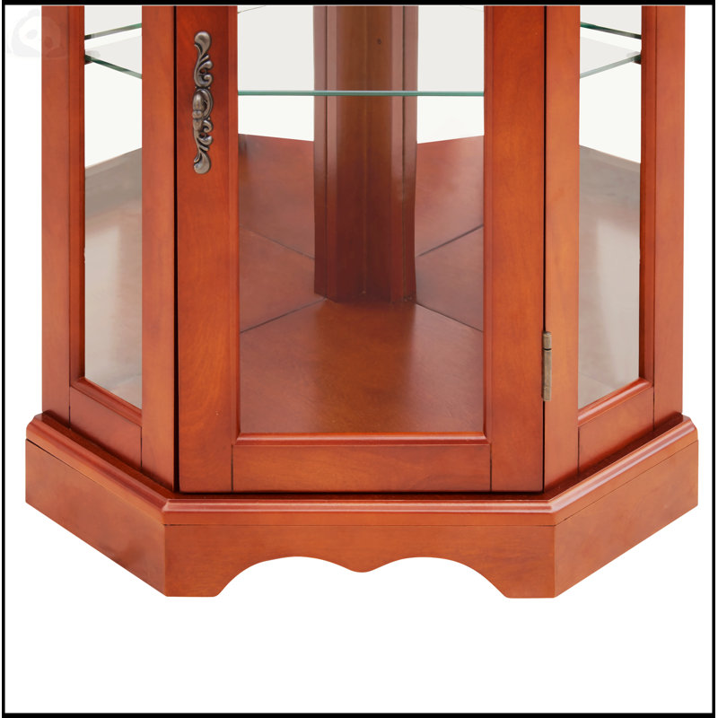 Corner Curio Cabinet With Lights